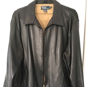 Ralph Lauren Polo Mens Genuine Leather 